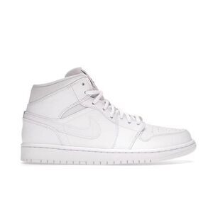 NIKE Air Jordan 1 Retro Mid 'White' Sneaker Size 11
